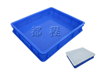 X286塑料周轉(zhuǎn)箱（箱蓋可選，可帶眼）